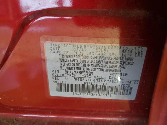 2017 NISSAN SENTRA S - 3N1AB7AP3HY328391
