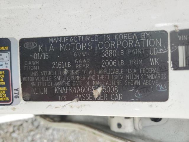 2016 KIA FORTE LX - KNAFK4A60G5585008