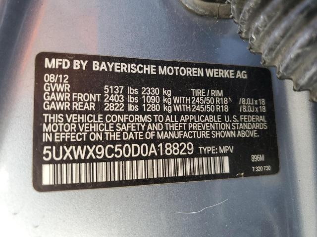 VIN 5UXWX9C50D0A18829 2013 BMW X3, Xdrive28I no.13