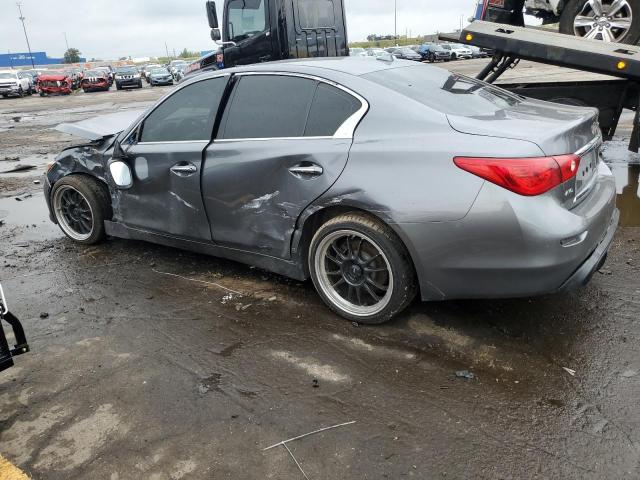 INFINITI Q50 BASE 2014 gray  gas JN1BV7AR8EM704904 photo #3