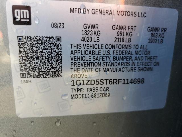 2024 CHEVROLET MALIBU LT - 1G1ZD5ST6RF114698