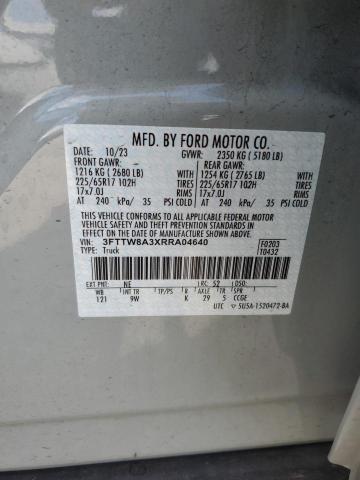 2024 FORD MAVERICK X - 3FTTW8A3XRRA04640