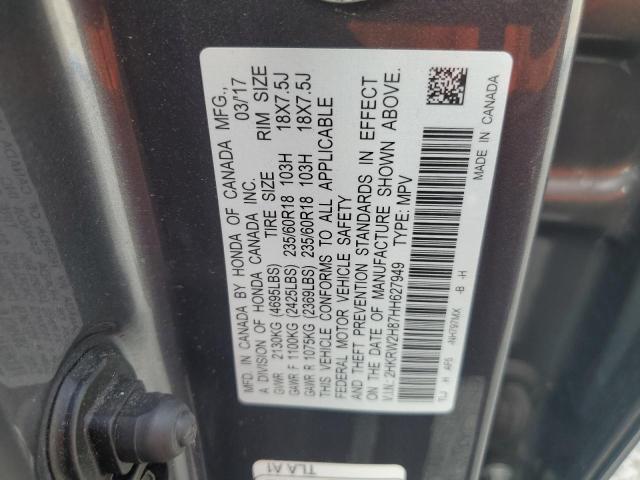 2017 HONDA CR-V EXL - 2HKRW2H87HH627949