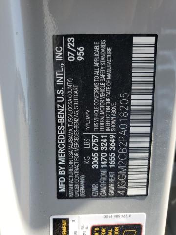 2023 MERCEDES-BENZ EQE SUV 50 4JGGM2CB2PA018205