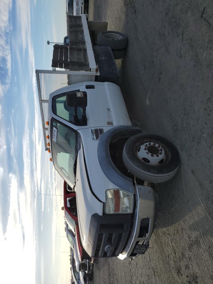 FORD F450 SUPER 2008 white chassis diesel 1FDXF46R08EB90080 photo #1