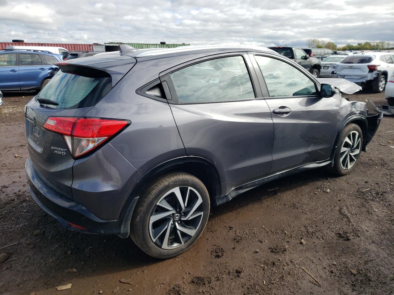 HONDA HR-V SPORT 2019 gray  gas 3CZRU6H14KG731583 photo #4