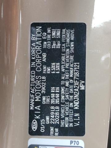 2015 KIA SOUL - KNDJN2A2XF7187121