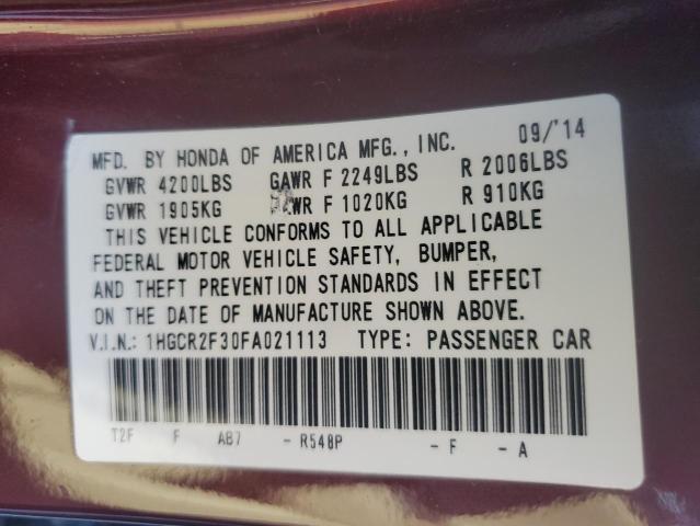 2015 HONDA ACCORD LX - 1HGCR2F30FA021113