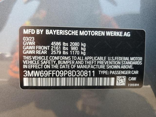 VIN 3MW69FF09P8D30811 2023 BMW 3 Series, 330I no.12