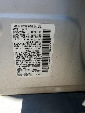 2017 NISSAN ROGUE S - JN8AT2MV1HW025502