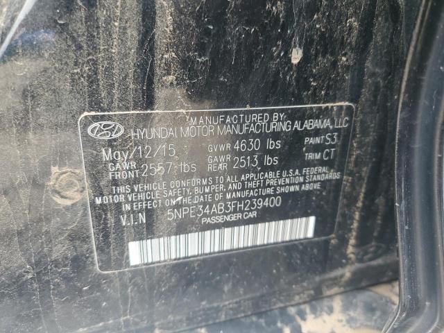 2015 HYUNDAI SONATA SPO - 5NPE34AB3FH239400