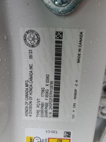 2023 HONDA CIVIC SPOR - 2HGFE2F57PH109766