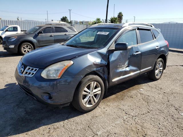 NISSAN ROGUE S 2013 blue  gas JN8AS5MV9DW149774 photo #1