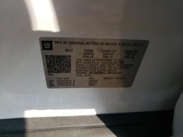 2019 CHEVROLET TRAX LS - 3GNCJKSB3KL383014