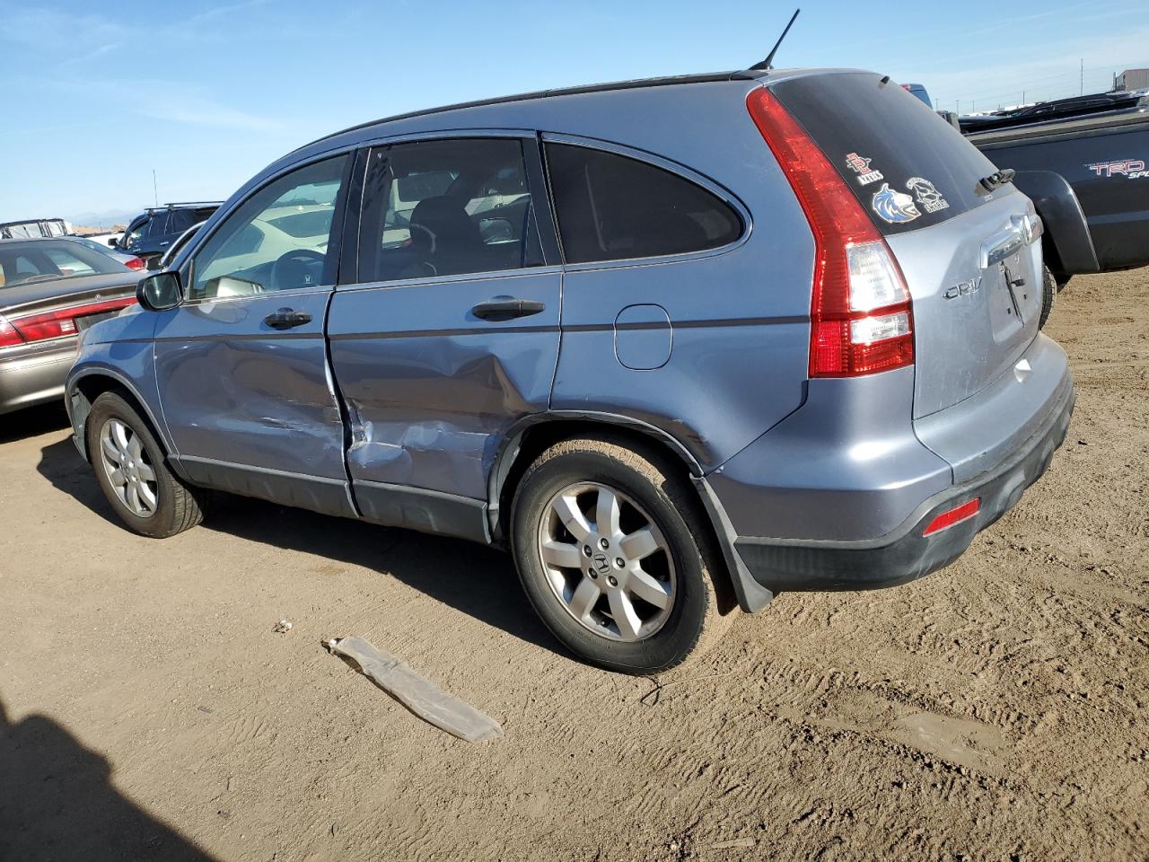 HONDA CR-V EX 2008 silver  gas JHLRE48508C032685 photo #3