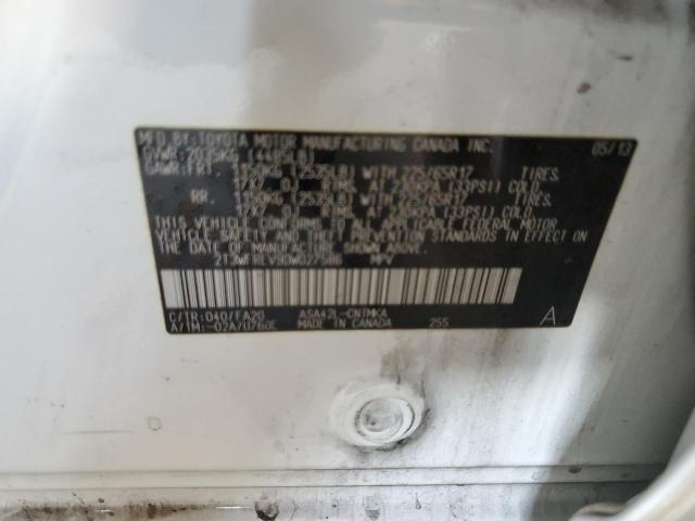 VIN 2T3WFREV9DW027586 2013 Toyota RAV4, Xle no.12