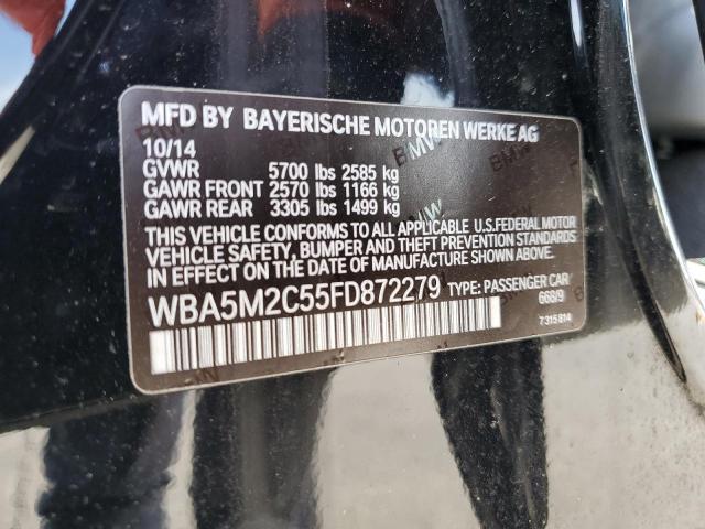 VIN WBA5M2C55FD872279 2015 BMW 5 Series, 535 Igt no.12