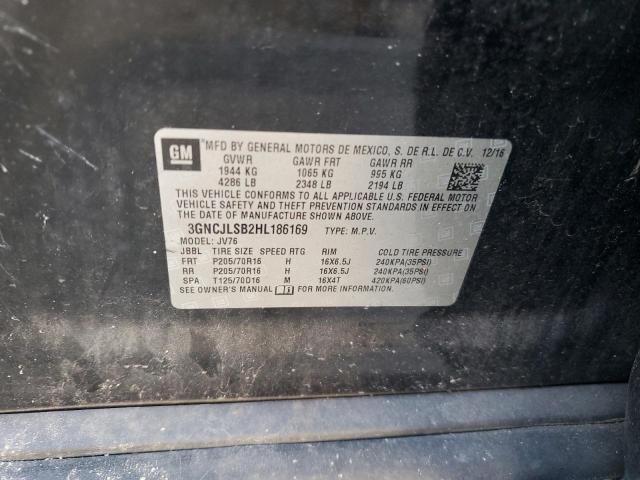 2017 CHEVROLET TRAX 1LT - 3GNCJLSB2HL186169