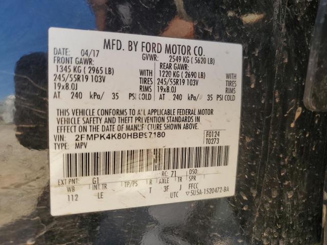 2017 FORD EDGE TITAN - 2FMPK4K80HBB97180