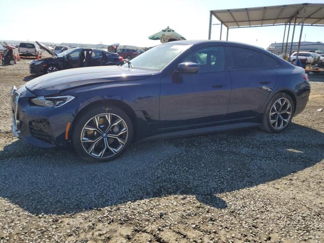 BMW I4 EDRIVE 2022 blue  electric WBY73AW02NFN21694 photo #1