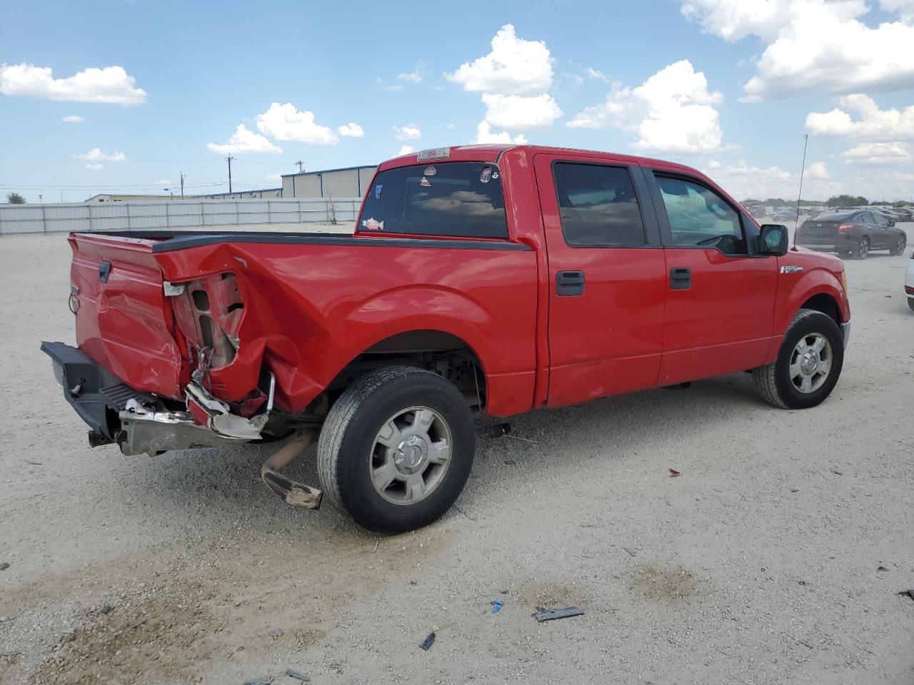 FORD F150 SUPER 2010 red crew pic gas 1FTEW1C86AFA78762 photo #4