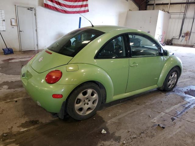 VOLKSWAGEN NEW BEETLE 2002 green hatchbac gas 3VWCB21C32M460990 photo #4