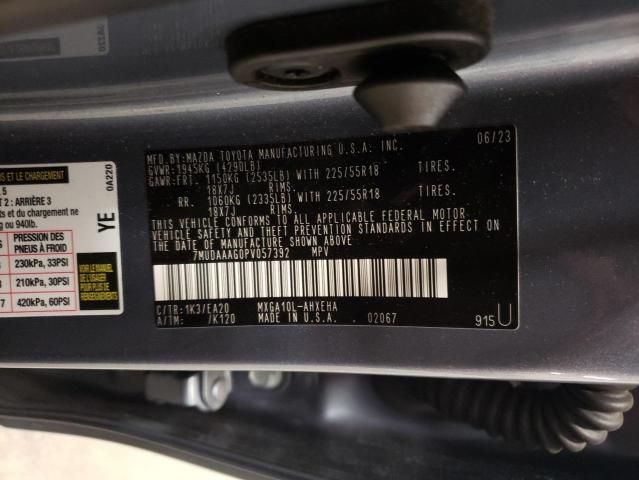 2023 TOYOTA COROLLA CR - 7MUDAAAG0PV057392