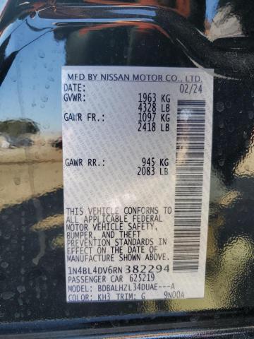 2024 NISSAN ALTIMA SV - 1N4BL4DV6RN382294