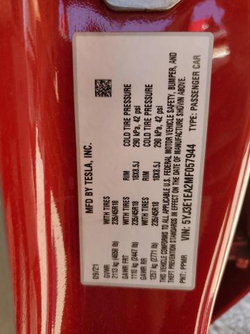 2021 TESLA MODEL 3 - 5YJ3E1EA2MF057944
