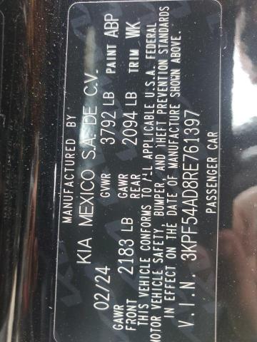 2024 KIA FORTE GT L - 3KPF54AD8RE761397