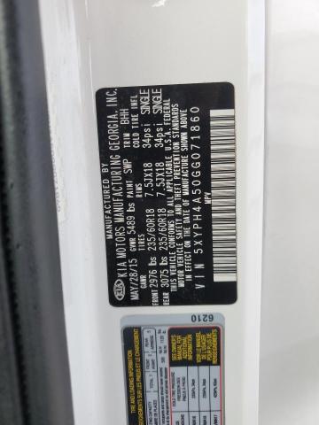 2016 KIA SORENTO EX - 5XYPH4A50GG071860