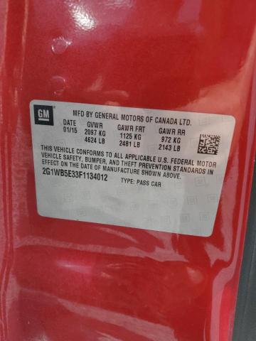 2015 CHEVROLET IMPALA LIM - 2G1WB5E33F1134012