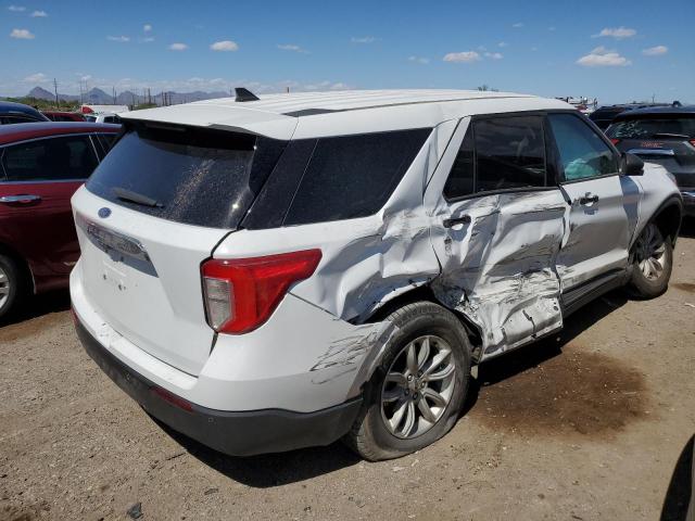 FORD EXPLORER 2021 white  gas 1FMSK7BHXMGB54738 photo #4