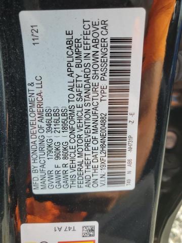 2022 HONDA CIVIC SPOR - 19XFL2H84NE004882