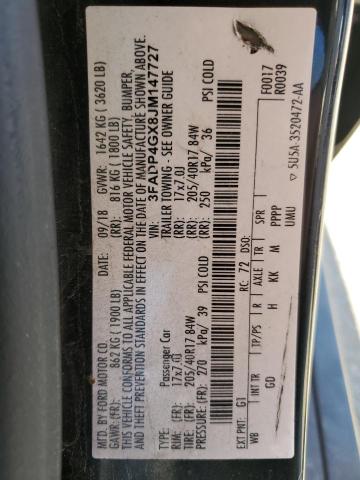 2018 FORD FIESTA ST - 3FADP4GX8JM147727
