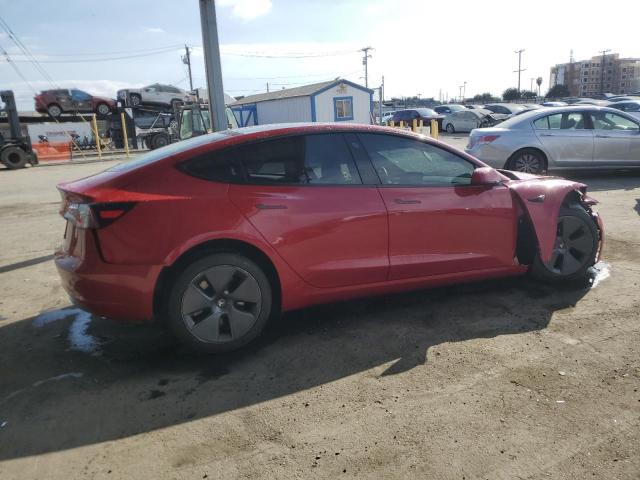 TESLA MODEL 3 2022 red  electric 5YJ3E1EA3NF131499 photo #4