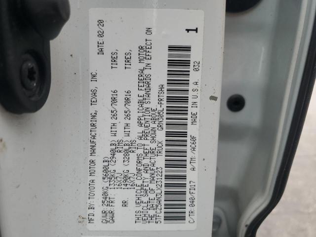 2020 TOYOTA TACOMA DOU - 5TFCZ5AN3LX231223