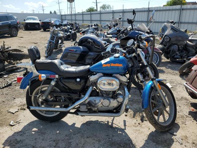 HARLEY-DAVIDSON XLH883 1987 blue road/str gas 1HD4CAM14HY114015 photo #1