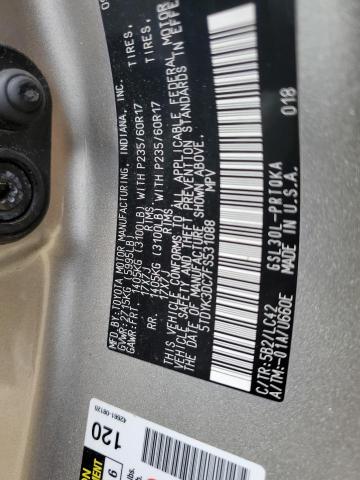 2015 TOYOTA SIENNA XLE - 5TDYK3DC7FS531088