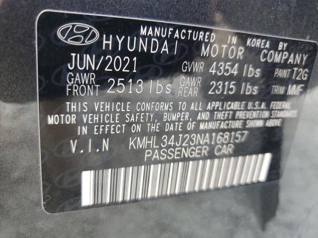 2022 HYUNDAI SONATA LIM - KMHL34J23NA168157