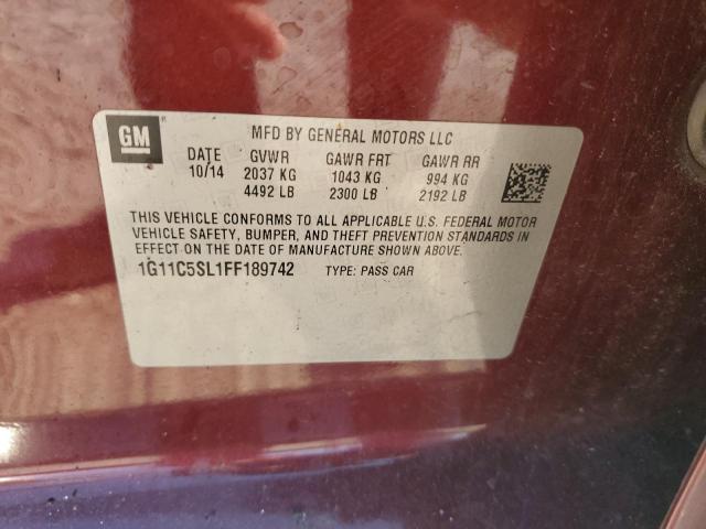 2015 CHEVROLET MALIBU 1LT - 1G11C5SL1FF189742
