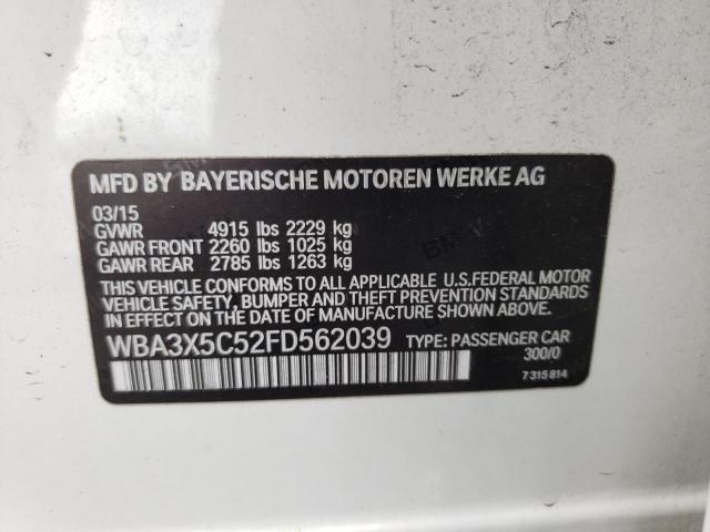 VIN WBA3X5C52FD562039 2015 BMW 3 Series, 328 Xigt no.13