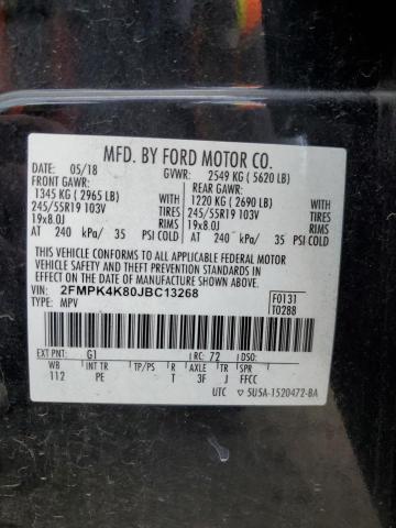 2018 FORD EDGE TITAN - 2FMPK4K80JBC13268