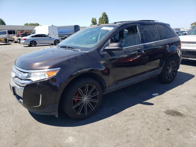 FORD EDGE SEL 2013 black  gas 2FMDK3JCXDBB30468 photo #1