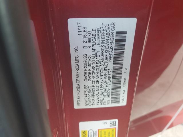 2018 HONDA ACCORD TOU - 1HGCV1F97JA048778