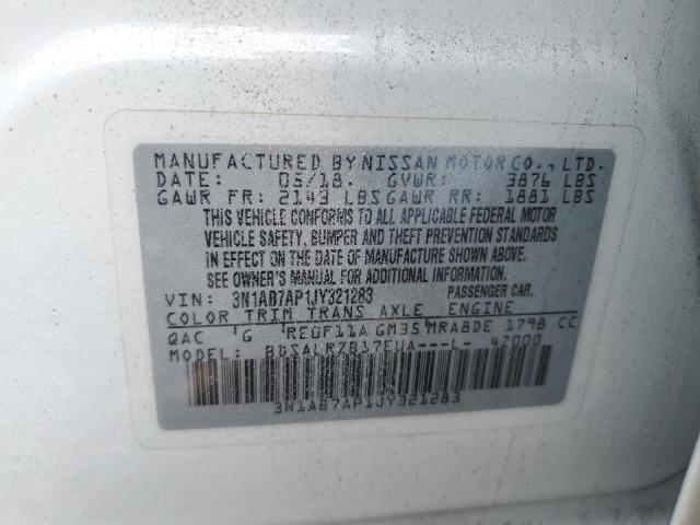 2018 NISSAN SENTRA S - 3N1AB7AP1JY321283