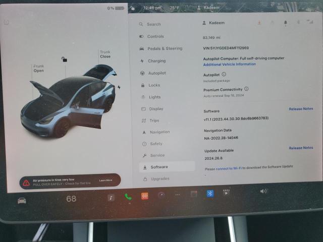 2021 TESLA MODEL Y - 5YJYGDED4MF112969