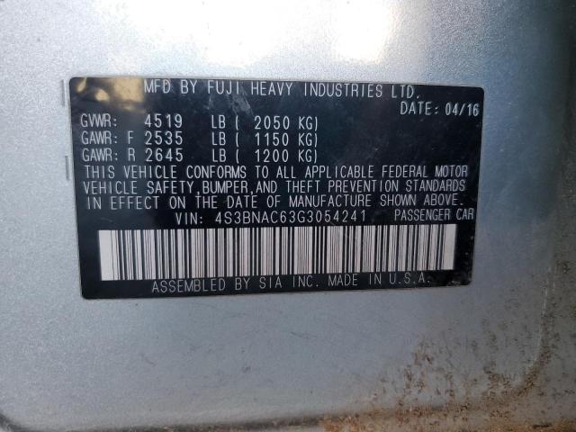 2016 SUBARU LEGACY 2.5 - 4S3BNAC63G3054241