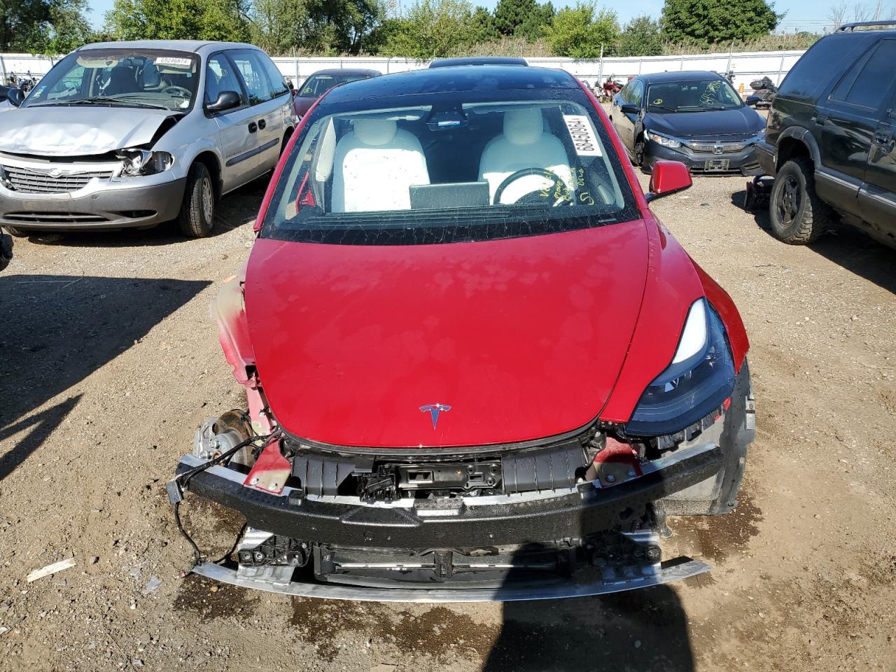 Lot #2926247456 2021 TESLA MODEL 3