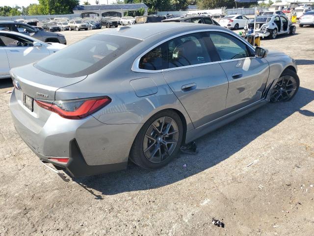 BMW I4 EDRIVE 2023 gray  electric WBY43AW0XPFP52543 photo #4